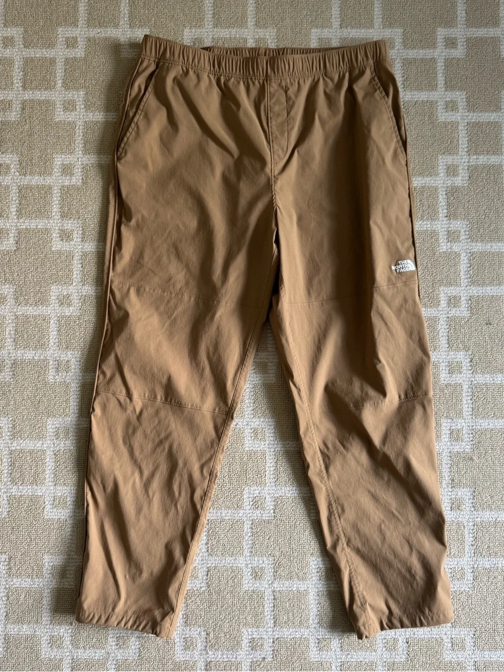 The North Face Limestone Trousers Nylon Stretch Hiking Pants Khaki Tan Large